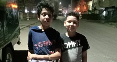 محمد 12 سنة وآدم 9 سنوات شقيقان أصغر مسحراتية بكفر الشيخ