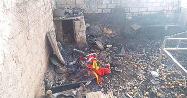 مصرع طفلة نتيجة حريق بمنزلها فى دار السلام بسوهاج.. فيديو