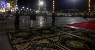 "ساحة أبو الحجاج" بالأقصر تتجهز لصلاة عيد الفطر المبارك.. صور