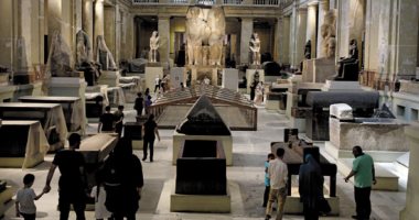 وزير السياحة يتابع الموقف التنفيذى للأعمال المتبقية بالمتحف المصرى الكبير 