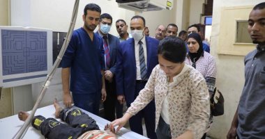 نائب محافظ المنيا يتفقد المستشفى العام ومصر الحرة