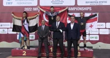 محمود حسنى يحرز فضيتين لمصر فى بطولة العالم للأثقال