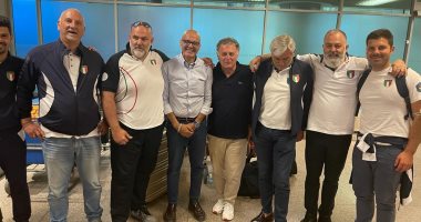 أبطال إيطاليا يصلون القاهرة للمشاركة في بطولة أفريقيا الثامنة للرماية 