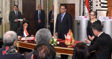 رئيسا وزراء مصر وتونس يوقعان 11 اتفاقية تعاون بين البلدين بعد قليل