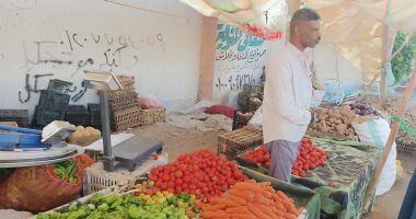 الطماطم بـ10 جنيهات والبطيخ بـ6 ..جولة داخل سوق فى المنوفية