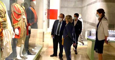 وفد وفيع المستوى من بنك الاستثمار الأوروبي يزور متحف الحضارة