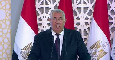 وزير الزراعة: نواجه تآكل الرقعة الزراعية وتأمين منظومة الأمن الغذائى للمصريين