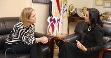 مايا مرسى لسفيرة النرويج: مصر الأولى عالميا فى إطلاق استراتيجية تمكين المرأة
