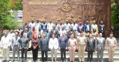 أكاديمية ناصر العسكرية تستقبل وفدا من الشخصيات الإعلامية البارزة فى إفريقيا