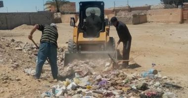 استمرار حملات نظافة وتجميل مدينة الحسنة بوسط سيناء