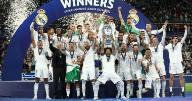 ريال مدريد يحتفل بالتتويج بلقب دوري أبطال أوروبا الـ14.. فيديو وصور