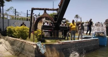 الرى تشن حملة لإزالة 7 تعديات على النيل فى سوهاج