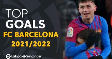 لا يفوتك.. أجمل 10 أهداف لنجوم برشلونة فى موسم 2022