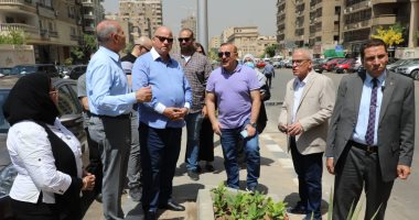 محافظ القاهرة يتفقد أعمال تطوير شوارع حى شرق مدينة نصر.. صور