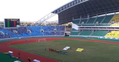 ملعب بينجو يفتح الأضواء الكاشفة لأول مرة في مواجهة مصر وإثيوبيا