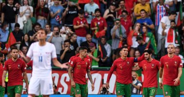 منتخب البرتغال يحقق فوزا مثيرا على التشيك 2-0 فى دوري الأمم الأوروبية