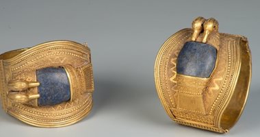 قصة أثر.. أساور من الذهب للملك رمسيس الثانى فى متحف الحضارة