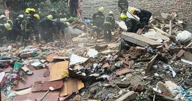 مصرع 4 أشخاص فى انهيار منزل من طابقين بديروط أسيوط