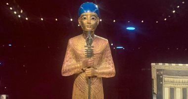 شاهد تمثال الإله "بتاح" المكتشف بمقبرة توت عنخ آمون فى متحف آثار الغردقة