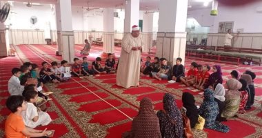 إقبال أطفال شمال سيناء على المساجد للمشاركة ببرنامج الأوقاف الصيفي  