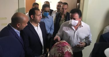 وزير الصحة يتفقد أعمال إنشاء مستشفى السنطة المركزي خلال جولته بالغربية.. لايف