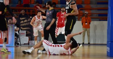 إصابة مهاب ياسر تنهى ودية مصر والأردن مبكرا لكرة السلة 