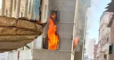 السيطرة على حريق شقة سكنية بأحد العقارات فى مدينة دمياط
