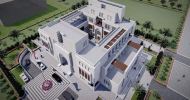 صور.. التصميم المعمارى الخاص بسفارة سوريا بالحى الدبلوماسى بالعاصمة الإدارية