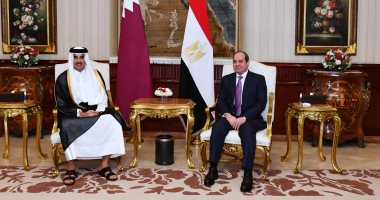 أمير قطر يهنئ الرئيس السيسى بفوزه بولاية جديدة: حريصون على استمرار العمل المشترك