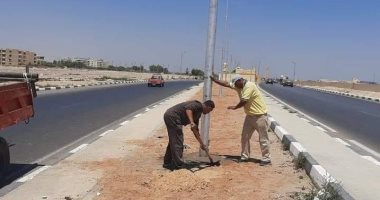 تعديل وتطوير مدخل مدينة الإسماعيلية للقادمِ من أنفاق تحيا مصر