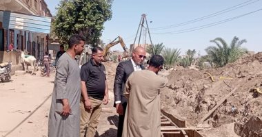 إعادة فتح طريق الميات بعد إغلاقه بسبب أعمال الصرف الصحى بدشنا فى قنا