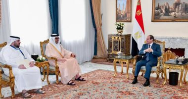 الرئيس السيسى يستقبل الشيخ عبد الله بن زايد وزير الخارجية والتعاون الدولي بالإمارات