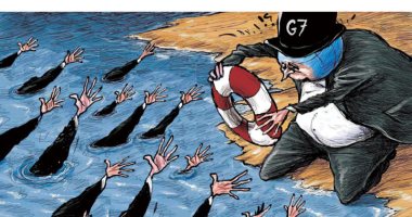 السعودية نيوز | 
                                            كاريكاتير اليوم.. العالم يتطلع لـ"طوق النجاة" خلال قمة مجموعة الـ7
                                        