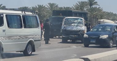 إصابة 8 أشخاص فى حادث انقلاب ميكروباص على الطريق الصحراوى فى الإسكندرية