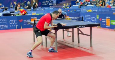 ثانى جولات البطولة العربية لتنس الطاولة رجال وسيدات اليوم بالقاهرة