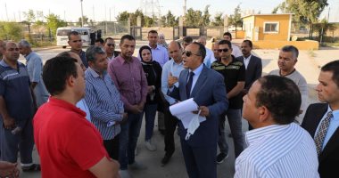 نائب محافظ المنيا يتابع إجراءات إعادة تشغيل مصنع تدوير المخلفات البلدية بالعدوة
