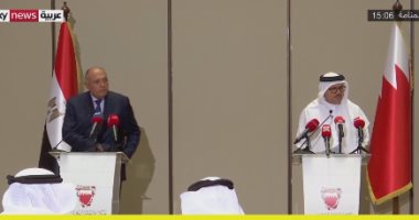 وزير الخارجية: رباط خاص يجمع مصر والبحرين.. وتوافق فى وجهات النظر بين البلدين