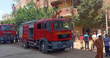 الحماية المدنية تسيطر على حريق شقة سكنية بمدينة ببا فى بنى سويف