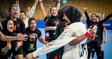 منتخب شابات اليد يهزم تونس ويحتل المركز الـ15 فى بطولة العالم 