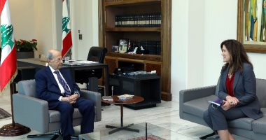 رئيس لبنان يبحث مع السفيرة الأمريكية آخر تطورات ملف ترسيم الحدود مع إسرائيل