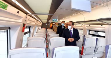 الرئيس السيسى يشهد افتتاح محطة عدلى منصور التبادلية