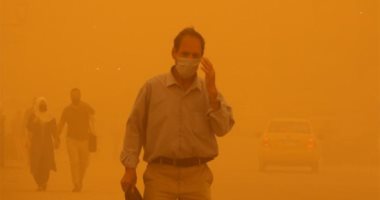 عواصف رملية شديدة تضرب العراق.. غلق مطار بغداد الدولى وفتح باب المستشفيات 