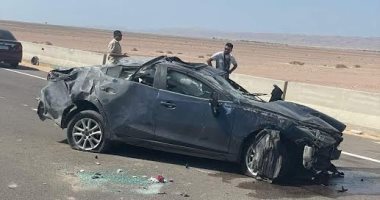 أسماء ضحايا حادث الطريق الصحراوى الغربى بجهينة فى سوهاج بعد مصرع 7 أشخاص
