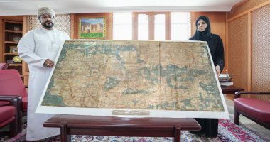 فريق عمانى ينجح فى ترميم "خريطة صورة الأرض".. رسمها الشريف الإدريسى قبل قرون