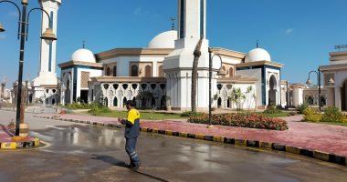 مواصلة تنظيف الميادين وتطهير  المساجد المخصصة لصلاة عيد الأضحى بالإسكندرية