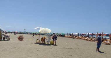 الشواطئ في رأس البر كومبليت تانى يوم العيد.. فرحة المواطنين فى شواطئ دمياط 