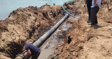 رئيس مياه القناة يتابع أعمال إصلاح خط مياه الشرب بقرية نفيشة بالإسماعيلية