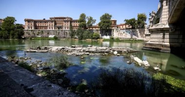 جفاف نهر التيبر يكشف كنزا أثريا فى روما