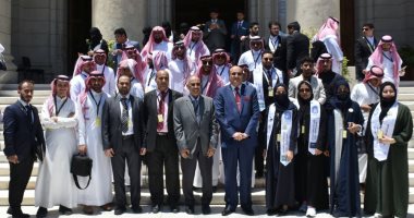وفد الاتحاد العالمى للكشاف المسلم يزور جامعة القاهرة 