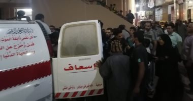 تشيع جثمان أحد ضحايا إنفجار مخبز العيش السياحي بمسقط رأسها بقرية ميت تمامة بالدقهلية